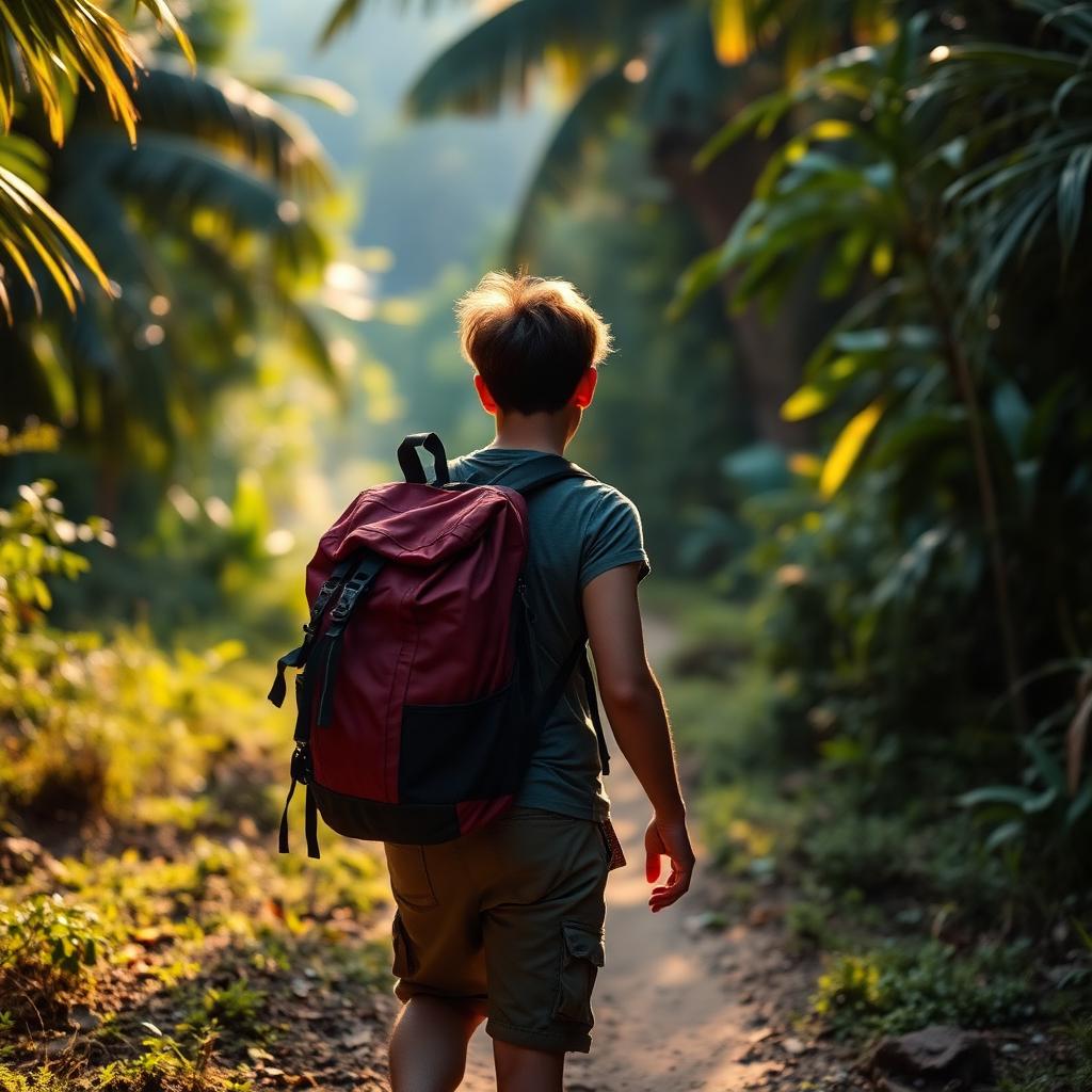 Soloreiziger met backpack zoekt een reismaatje voor een avontuurlijke rondreis